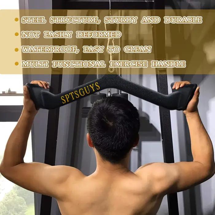 LAT Pulldown rib Down Bar, Fitness à domicile, Accessoires pour système de poulie à câble, Machine, 