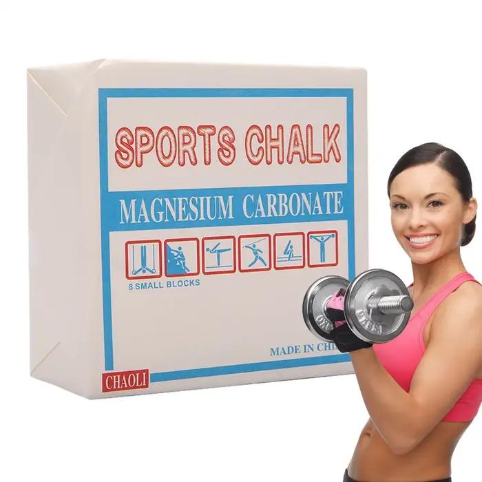 Craie sportive pour haltérophilie, poudre de magnésium antidérapante, craie pour gymnastique rythmiq