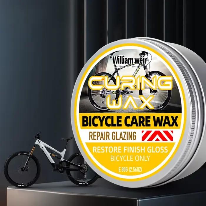 Cire d'entretien de vélo 80g, lubrifiant pour vélo de montagne, dissolvant de rayures, polissage de 