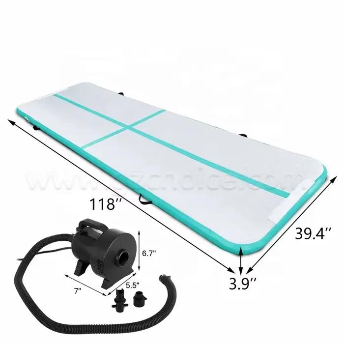 Tapis de gymnastique gonflable, tapis d'exercice DWF pour la formation de yoga, la gym à domicile et