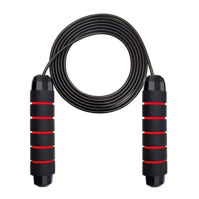 Corde à sauter avec roulements à billes, câble de corde à sauter rapide pour exercices aérobiques, e