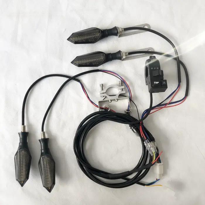 Clignotant LED 48v 60v pour vélo et Scooter électrique, clignotant étanche pour moto, clignotant pou