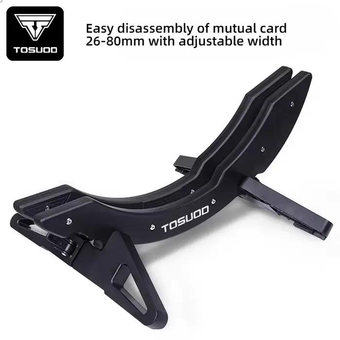 TOSUOD vélo vtt support de sol intérieur vélo supports de stationnement réglable largement Adaptable