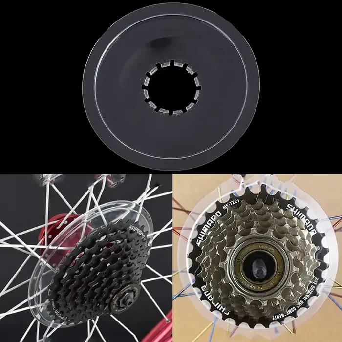 Protecteur de rayons de roue de vélo, D135/138/165mm, couvercle de roue de chaîne, accessoires de bi