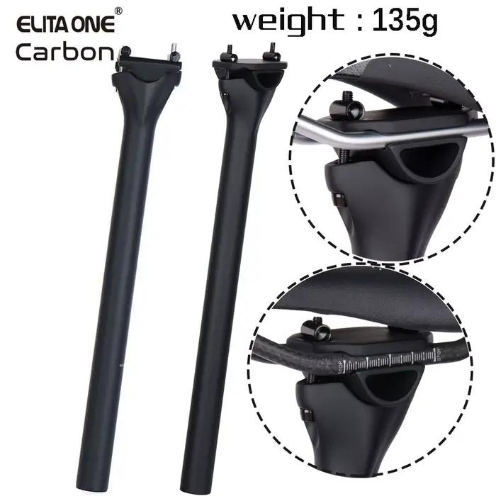 ELITA ONE vtt tige de selle en Fiber de carbone 27.2/30.9/31.6mm tige de selle de vélo de montagne/r