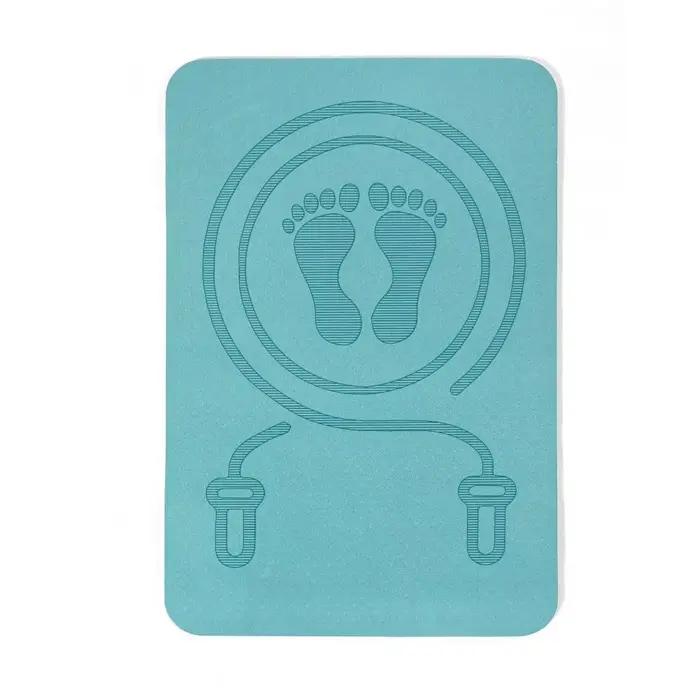Tapis de Fitness Anti-bruit corde à sauter tapis amorti TPE Yoga tapis de Fitness épaississement imp