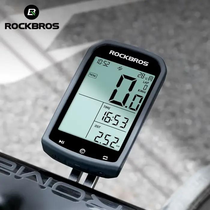 ROCKBROS ordinateur de vélo GPS 5.0 ANT Bluetooth étanche sans fil Cyclocompteur compteur de vitesse