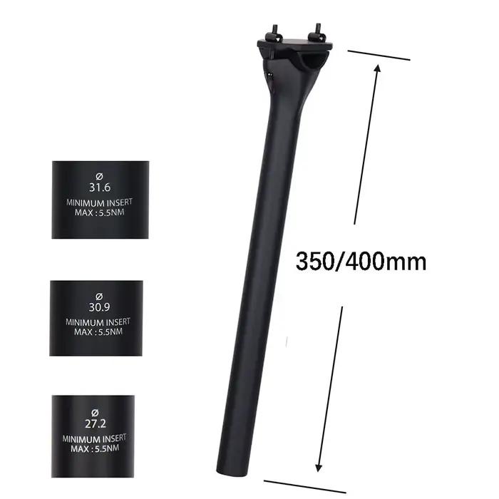 ELITA ONE vtt tige de selle en Fiber de carbone 27.2/30.9/31.6mm tige de selle de vélo de montagne/r