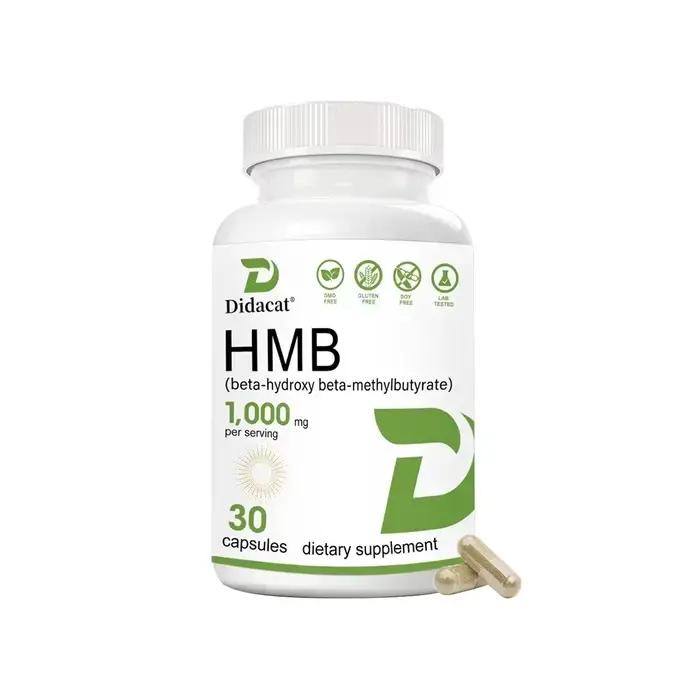 Supplément HMB super fort, 1000mg par portion, avec vitamine D3 pour aider à la croissance musculair