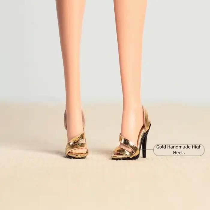 Accessoires de chaussures chaussures faites à la main exquises 1/6 supermodèle BJD chaussures access