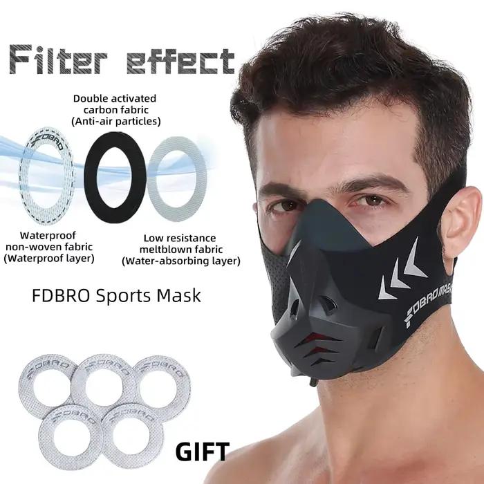 MMA Cardio Workout 3.0 Masque d'endurance d'élévation de résistance de course pour le visage d'équit