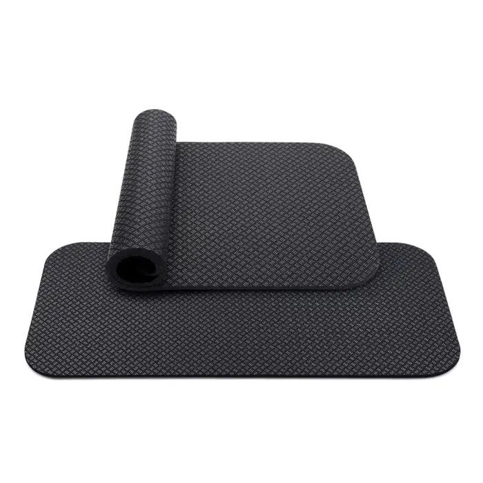 2 tapis de protection pliables double face antidérapants pour vélo d'appartement et équipement de fi