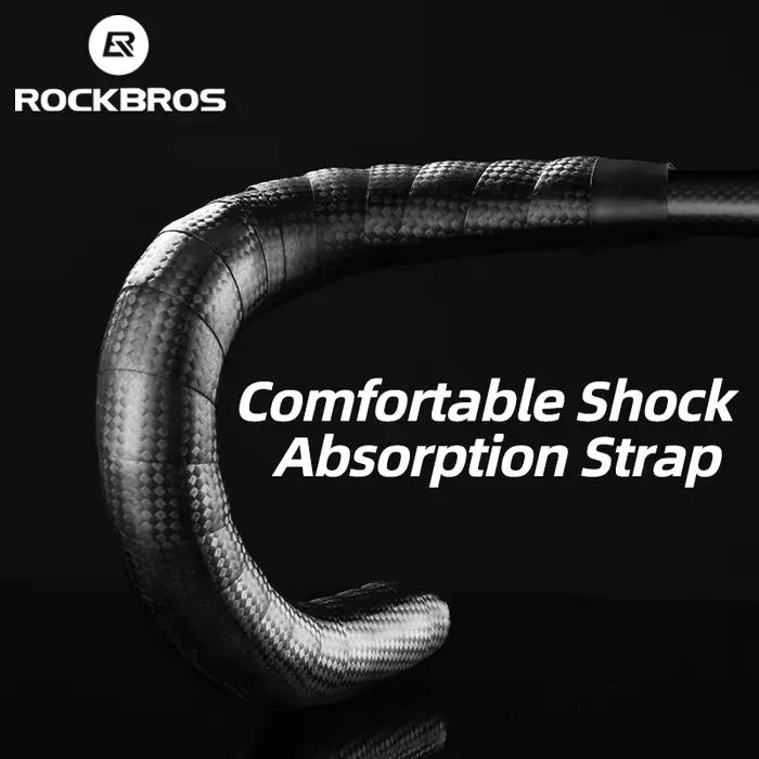 ROCKBROS – bande de guidon de vélo, ceinture antidérapante absorbant les chocs, ultralégère, résista