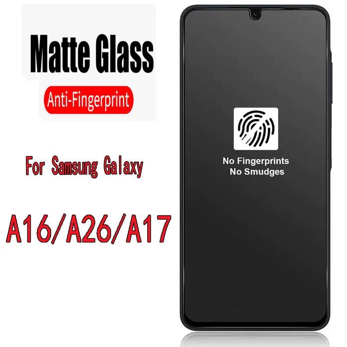 Verre mat pour Samsung Galaxy A16 /A26/A17 5G HD, 2/4 pièces, verre trempé