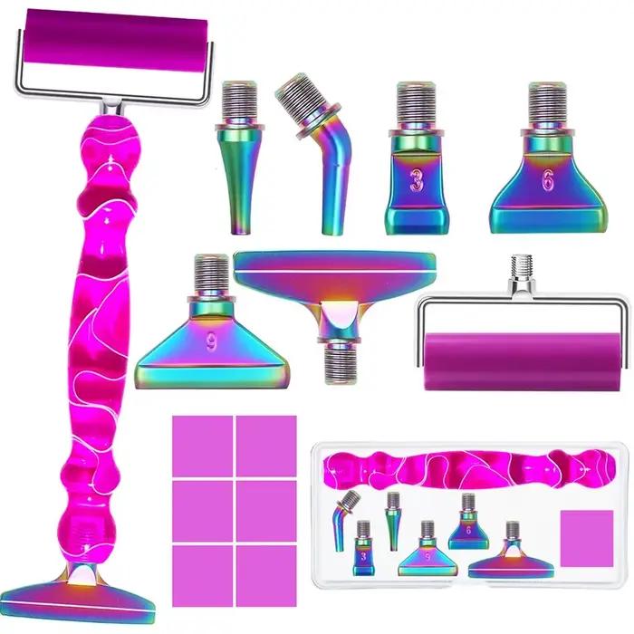 Pinceaux ergonomiques pour le dessin au diamant, kit d'accessoires pour pinceaux de dessin au diaman