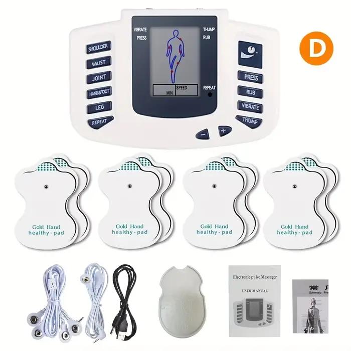 Stimulateur musculaire électrique masseur de cou Rechargeable EMS masseur d'impulsion de physiothéra
