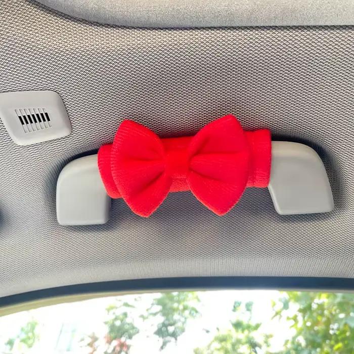 Housse de protection pour poignée de toit de voiture, décoration mignonne pour accoudoir de toit ave