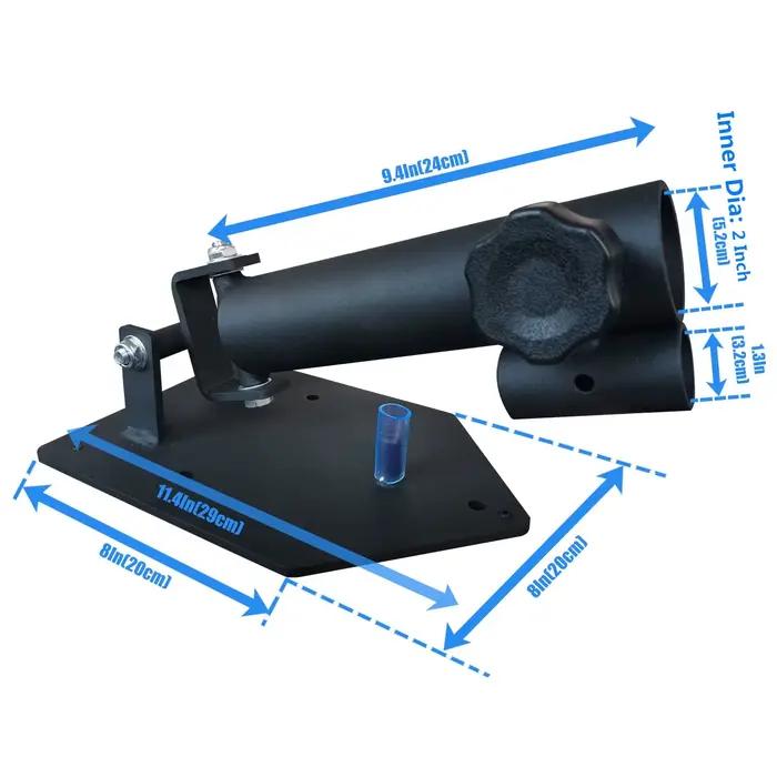 Station de musculation portable et résistante à 360 °, base T-bar de luxe, plateforme de renforcemen