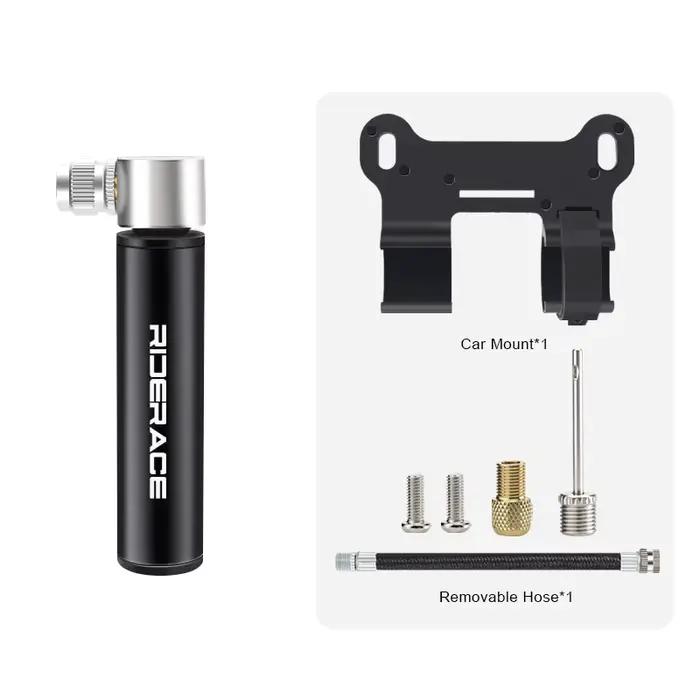 Pompe à vélo portable mini, pompe à air manuelle pour le cyclisme en extérieur, gonfleur de pneus de