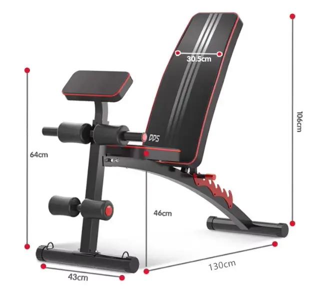 Banc de musculation réglable pour gymnastique à domicile, banc d'entraînement pliable, bancs d'haltè