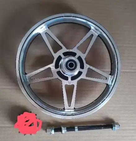 Roue en alliage d'aluminium pour vélo, roue pliante, 12 pouces, 14 pouces, jouet, roue électrique ro