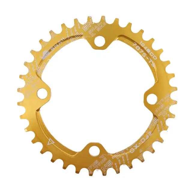 Plateau à chaîne unique rond, étroit et large, 104BCD, pour vtt, vélo de route, 32T 34T 36T 38T 40T 