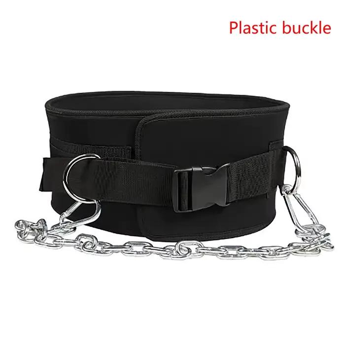 Ceinture de trempage d'haltérophilie de qualité entraînement avec chaîne en métal pour les exercices
