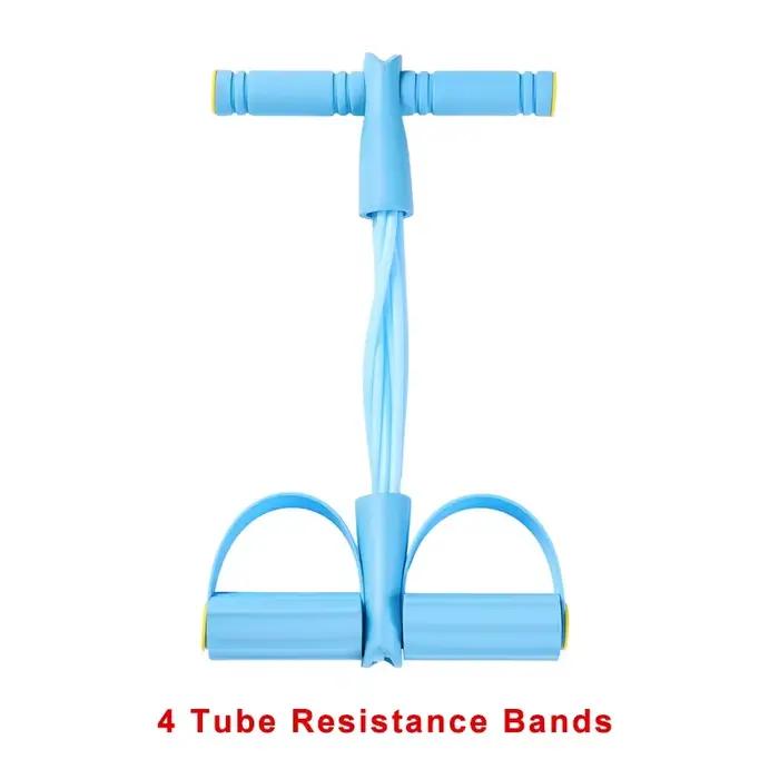 Tendeur multifonctionnel à 4/6 tubes, Fitness domestique, Yoga, renforcement Abdominal, bande élasti