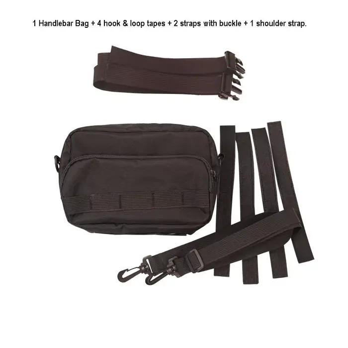 Sac de guidon de moto, sac à outils de moto, sac de fourche de moto, sac d'accessoires de rangement 