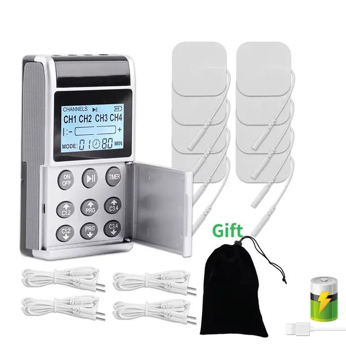 8 électrodes 15 modes EMS Tens dispositif Acupuncture Machine de Massage électrotimulateur d'impulsi