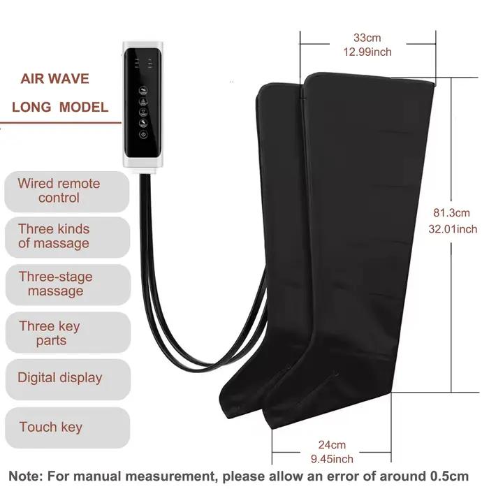 Masseur de pieds à Compression d'air, pressothérapie, bottes de récupération des jambes, Machine de 