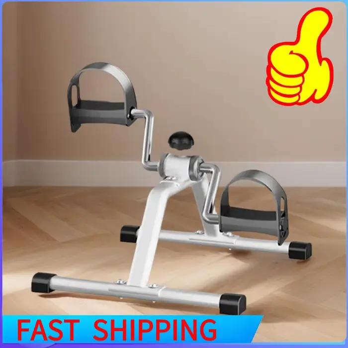 Mini vélo d'exercice pliable pour les bras et les jambes avec résistance réglable, vélo de bureau, p