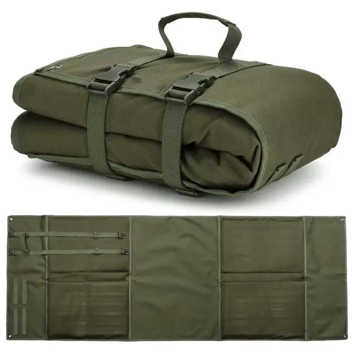 Tapis de tir tactique, nylon 900D imperméable et pliable compact pour le tir, la chasse, la plage en