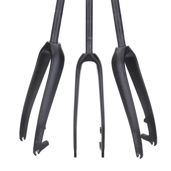 Fourche vtt fourche avant de vélo entièrement en Fiber de carbone fourche de vélo rigide 26/27.5 Tub