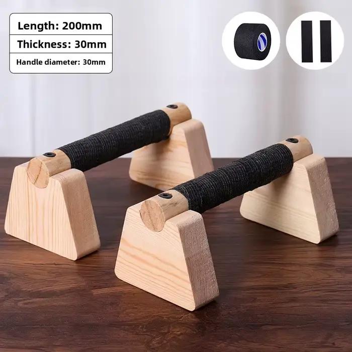 Poignées Push Up en bois, barres parallèles, équipement d'entraînement, poignées antidérapantes pour