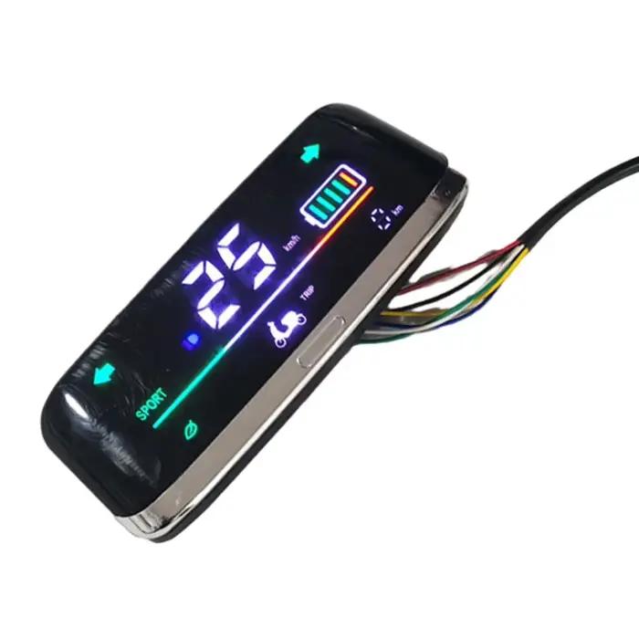 1 écran LCD pour vélo électrique et trottinette électrique, affichage de vitesse large 48-72V