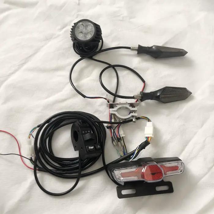 Clignotant LED 48v 60v pour vélo et Scooter électrique, clignotant étanche pour moto, clignotant pou