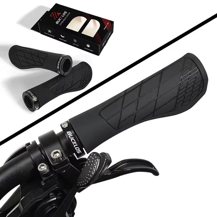 BUCKLOS poignées de guidon de vélo poignées de vélo ergonomiques poignée de vélo verrouillable en ca