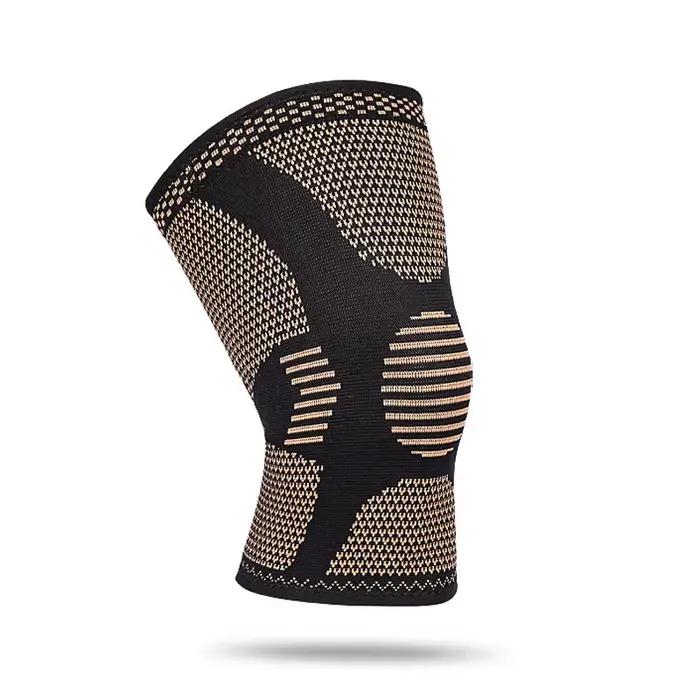 Genouillère en cuivre pour la douleur de l'arthrite, manchon de Compression pour la douleur au genou