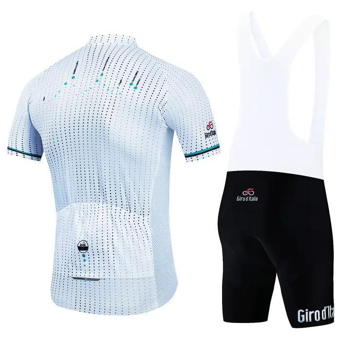 Tour De Giro D'ITALIA maillot de cyclisme ensemble à manches courtes pour hommes Anti-UV vélo cyclis