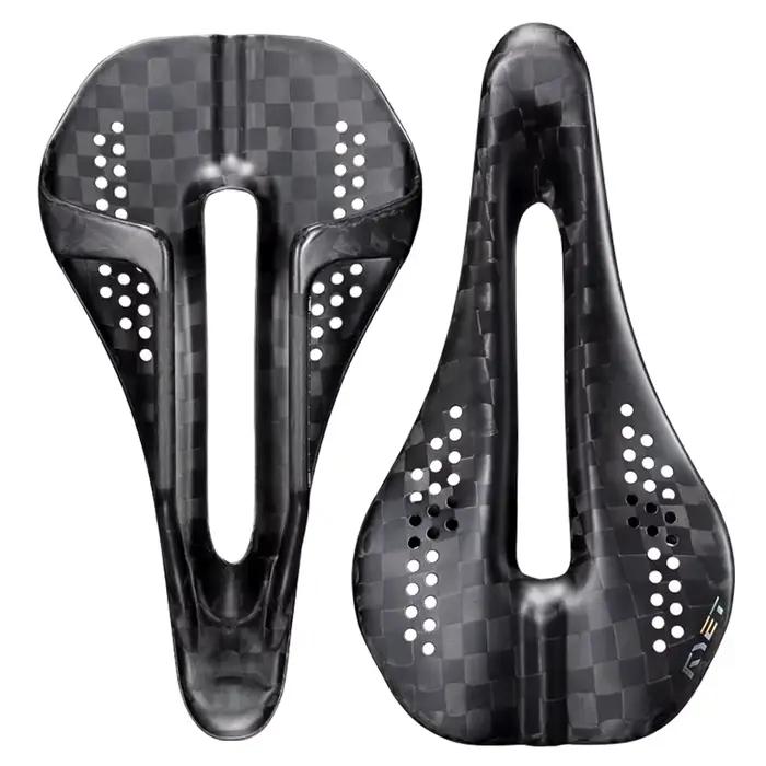 RYET 12K selle de vélo ultralégère en carbone 59g 230x125mm pour vtt/chevier/vélo de route selle de 