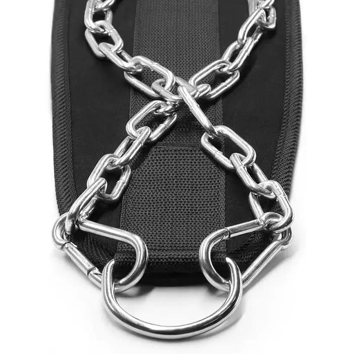 Ceinture côtelée lestée avec JODouble D-Ring, sangle de soutien dorsal, équipement de gymnastique à 