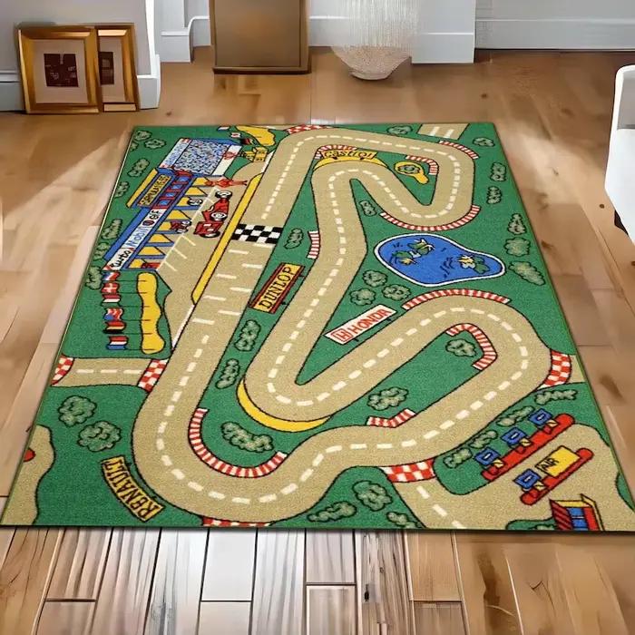 Tapis de jeu pour enfants, tapis de ville, tapis de circulation éducatif, tapis antidérapant, tapis 