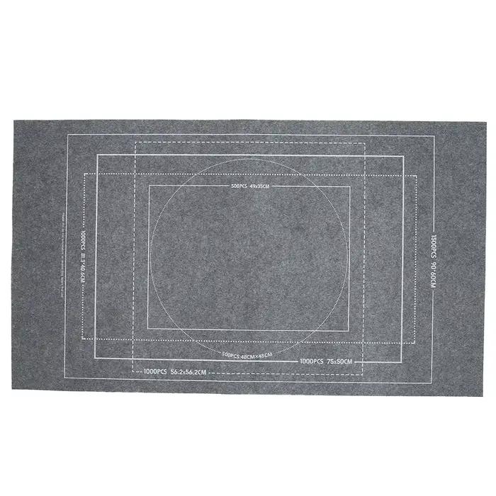Ensemble de tapis de puzzle en feutre, organisateur de puzzle, couverture, tapis de rangement de puz