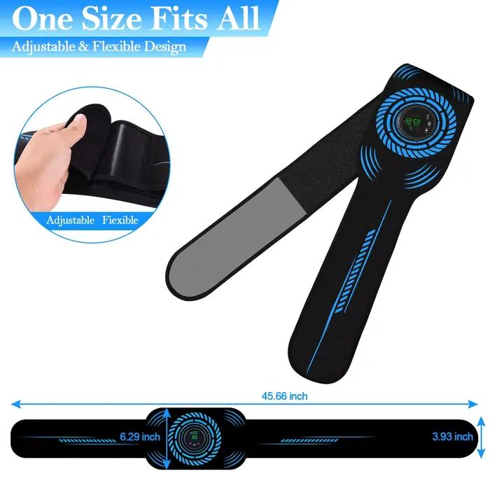 Stimulateur musculaire électrique EMS, ceinture vibrante pour Fitness, entraîneur de muscles abdomin