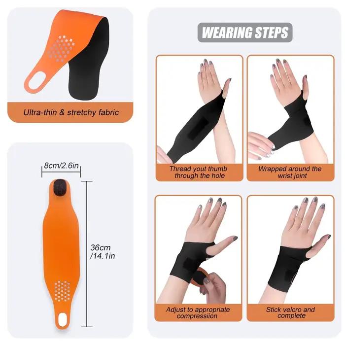 FVXVXV 1 pièce de protège-poignet élastique anti-entorse avec support réglable