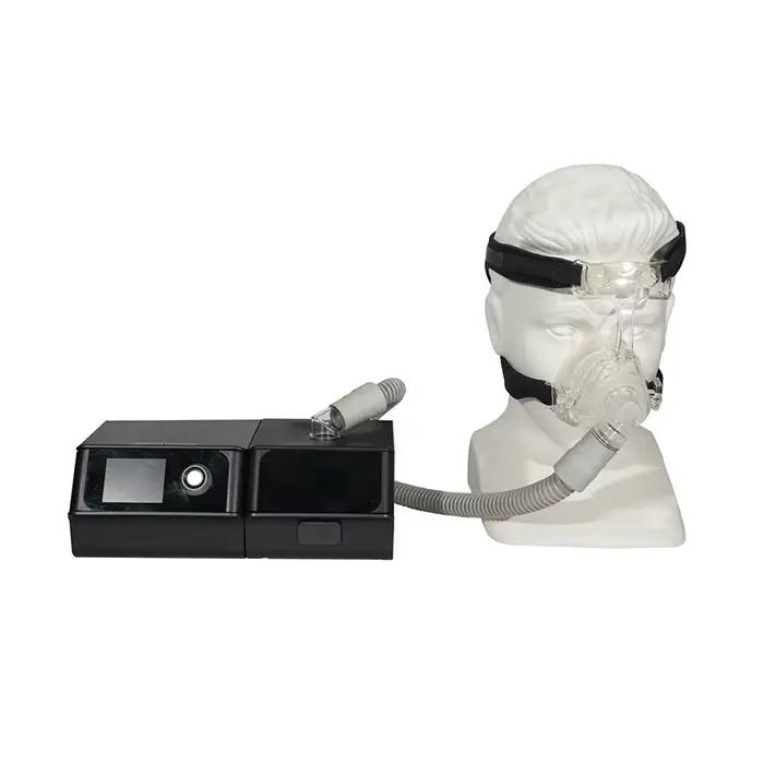 Appareil CPAP/BiPAP automatique avec réglage de la pression pour le sommeil, avec masque, pour l'apnée du sommeil, la CPOC, l'émphysème et le ronflement (Whisper Stop)
