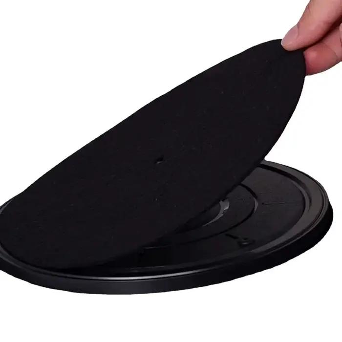 Tapis de plateau tournant en feutre de 3mm d'épaisseur, antistatique, Anti-Vibration, tapis antidérapant LP, minimise les bruits du moteur, durée de vie d'enregistrement maximale