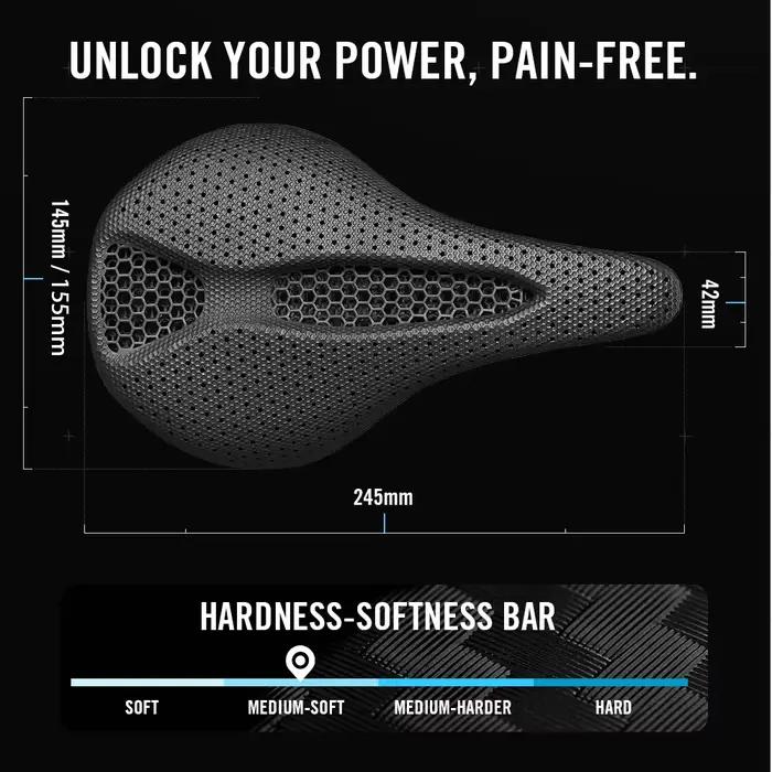Selle de vélo RYET imprimée en 3D/VCM