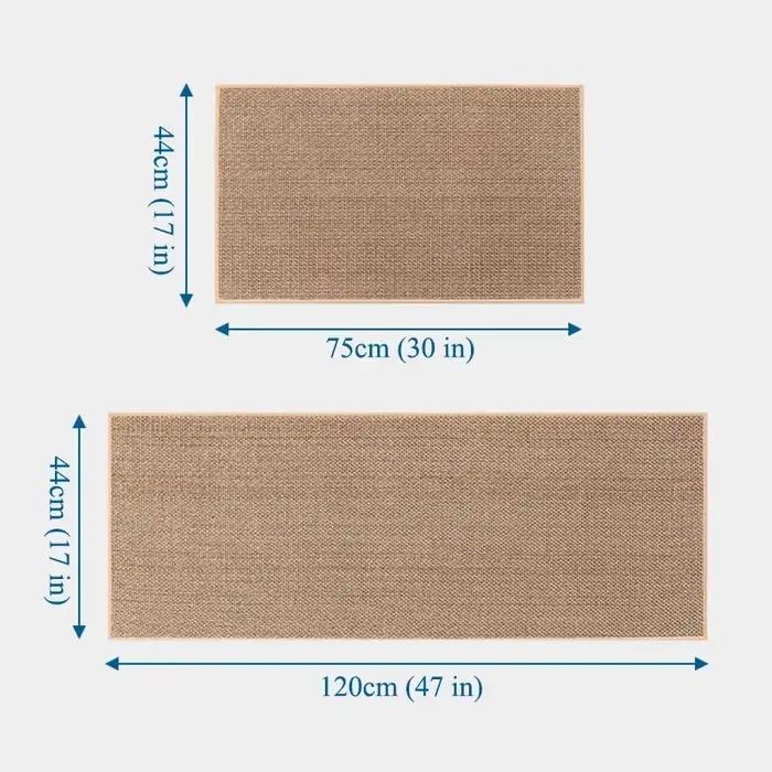 Tapis de cuisine coordonnants lavables absorbants, tapis de sol, tapis de salle de lavage, devant d'évier
